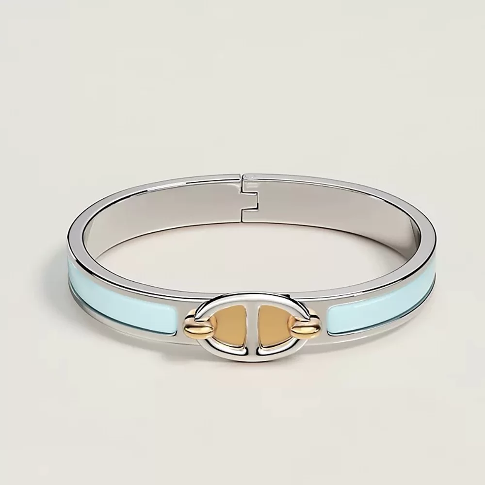 Hermes, mini Clic Chaine d'Ancre, 8mm, stainless steel